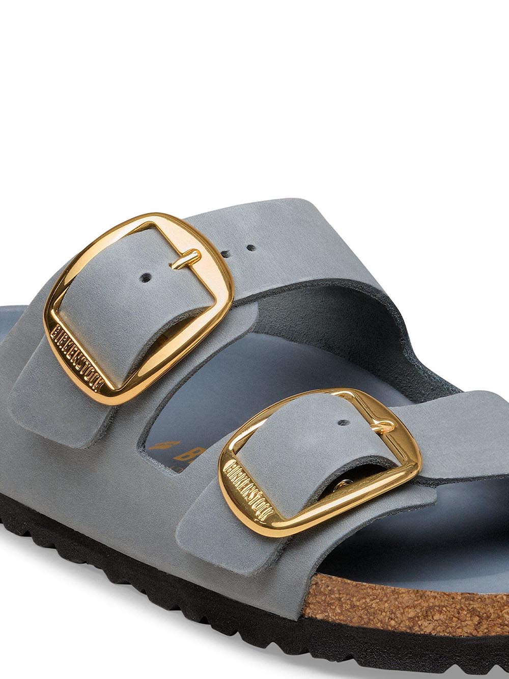 arizona big buckle Birkenstock Ciabatta Donna 1032071 Grigio