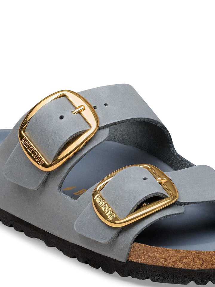 arizona big buckle Birkenstock Ciabatta Donna 1032071 Grigio