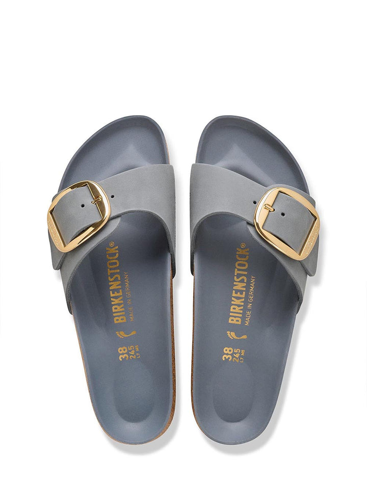 madrid big buckle Birkenstock Ciabatta Donna 1032090 Grigio