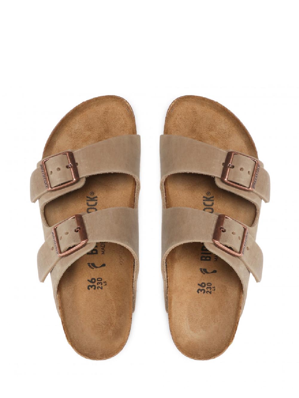 arizona bs Birkenstock Ciabatta Unisex 0352203 Tabacco brown