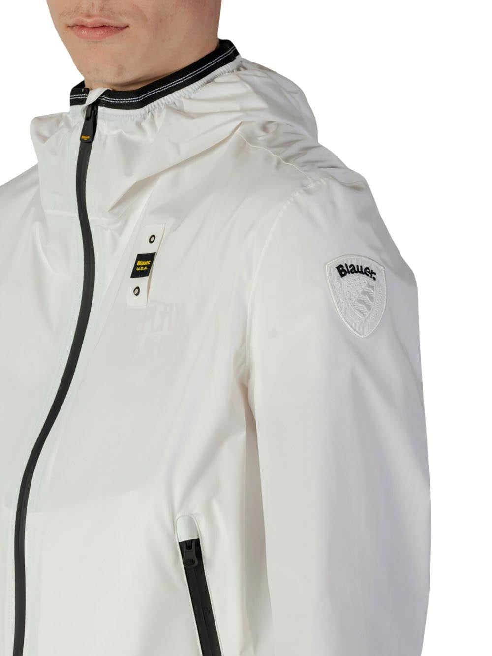 FARRIN Blauer Giubbino Uomo 26sbluc11018 007110 Bianco