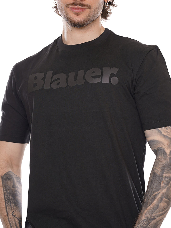 BOURN Blauer T-shirt Uomo 26sbluh02287 007480 Nero