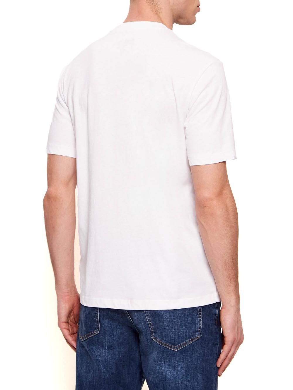 ERNST Blauer T-shirt Uomo 26sbluh02299 007439 Bianco
