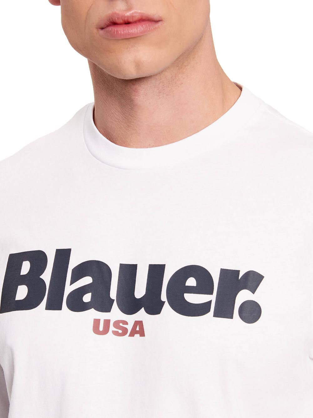 ERNST Blauer T-shirt Uomo 26sbluh02299 007439 Bianco