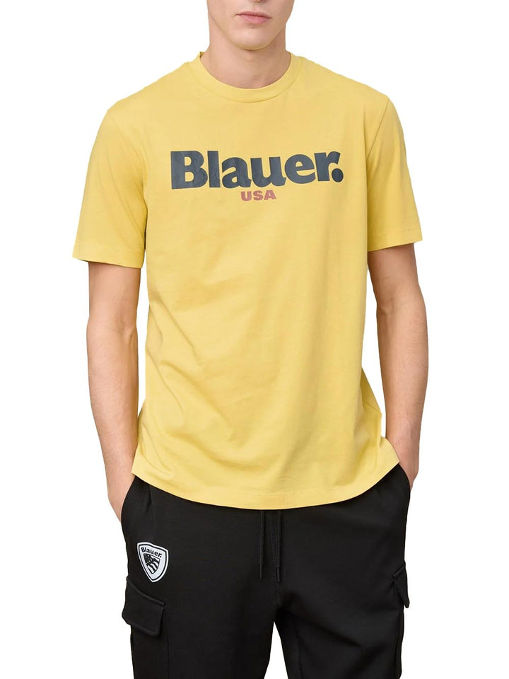 ERNST Blauer T-shirt Uomo 26sbluh02299 007439 Giallo