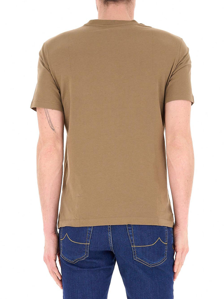 ERNST Blauer T-shirt Uomo 26sbluh02299 007439 Nocciola