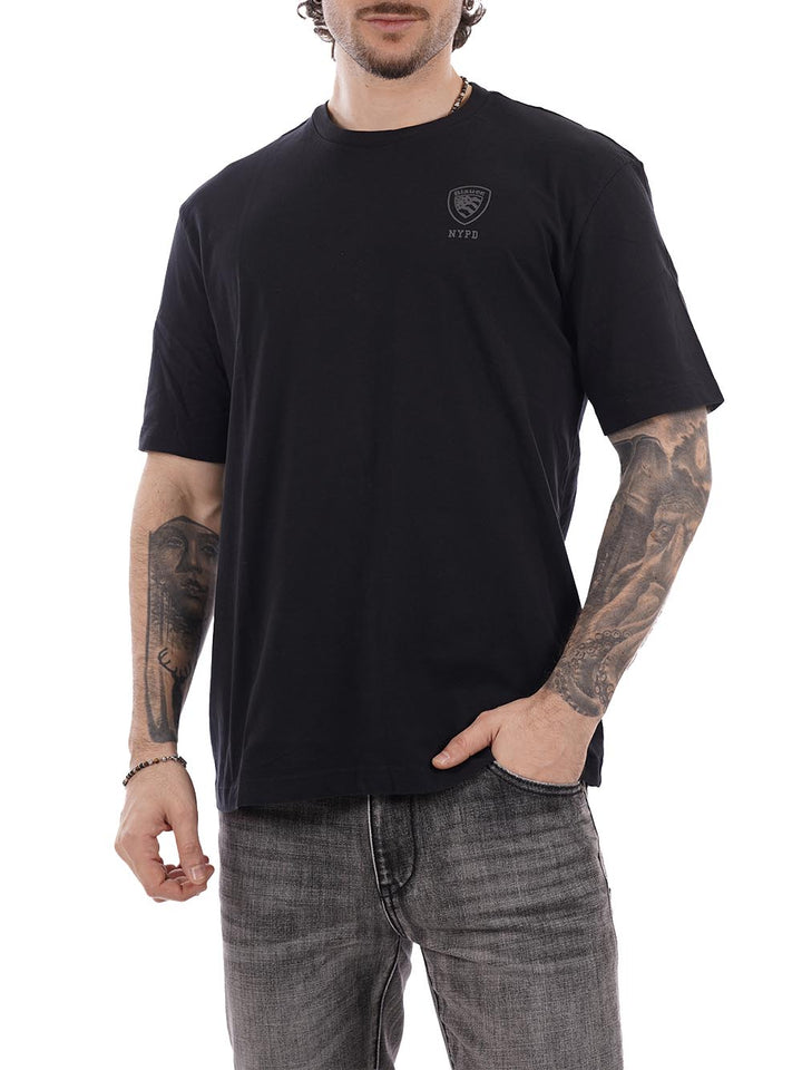 EUTAW Blauer T-shirt Uomo 26sbluh02302 007439 Nero