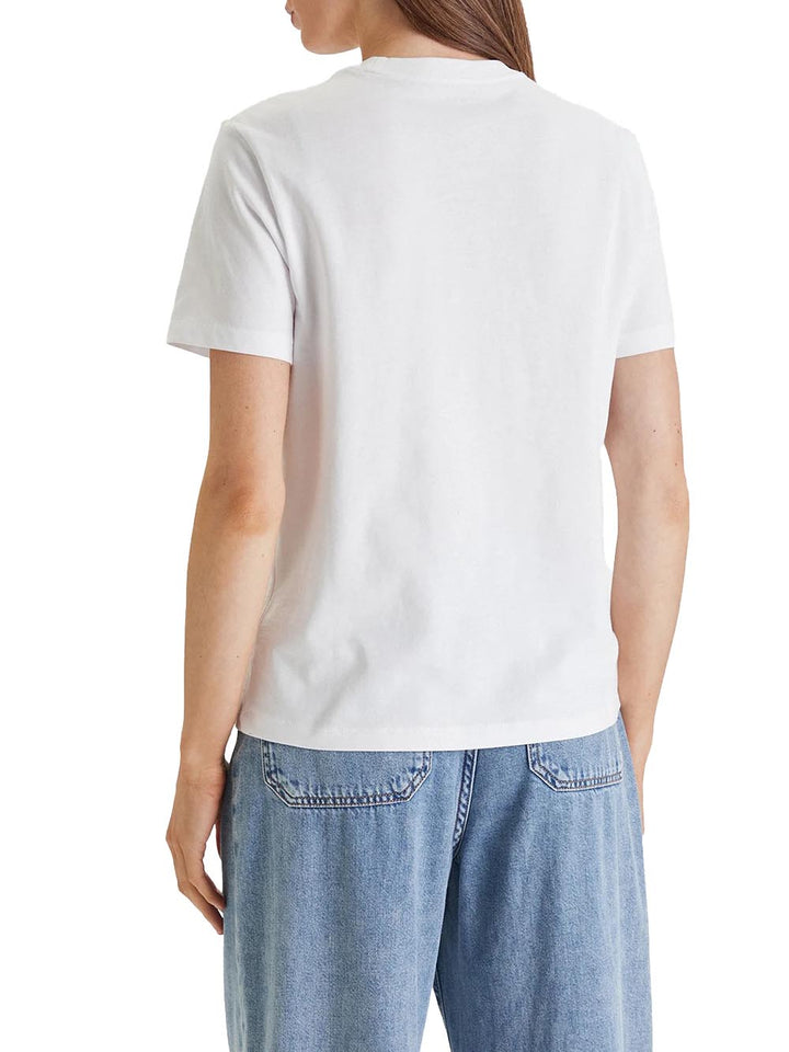 Calvin Klein Jeans T-shirt Donna Lv044e215g Bianco