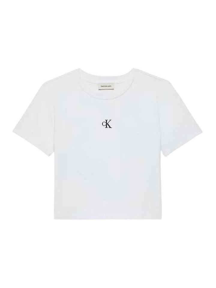 Calvin Klein Jeans T-shirt Donna Lv047ab213 Bianco