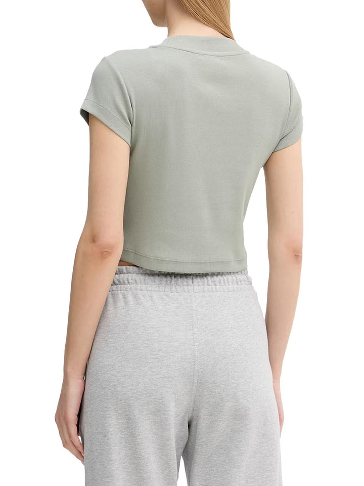 Calvin Klein Jeans T-shirt Donna Lv047ab802 Verde salvia