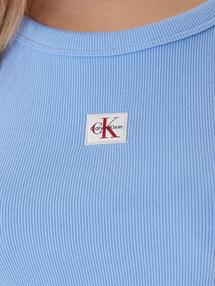 Calvin Klein Jeans T-shirt Donna Lv047c200g Blu
