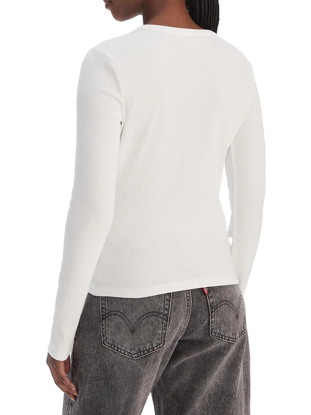 Calvin Klein Jeans T-shirt Donna Lv047e205g Bianco