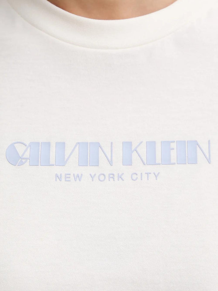 Calvin Klein Jeans T-shirt Donna Lv047e823g Panna