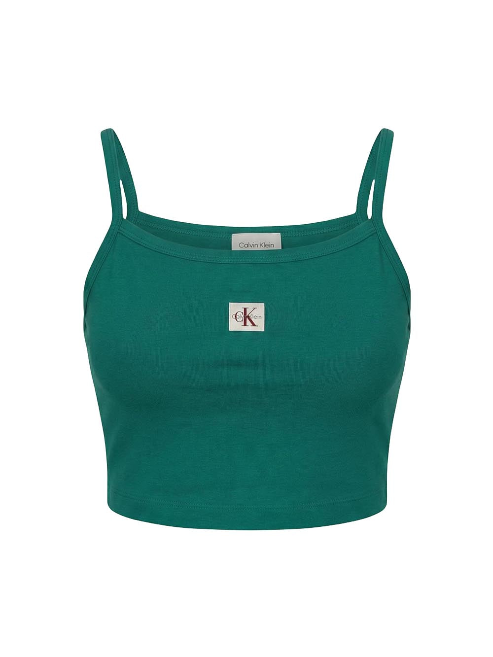 Calvin Klein Jeans Top Donna Lv047f221g Verde