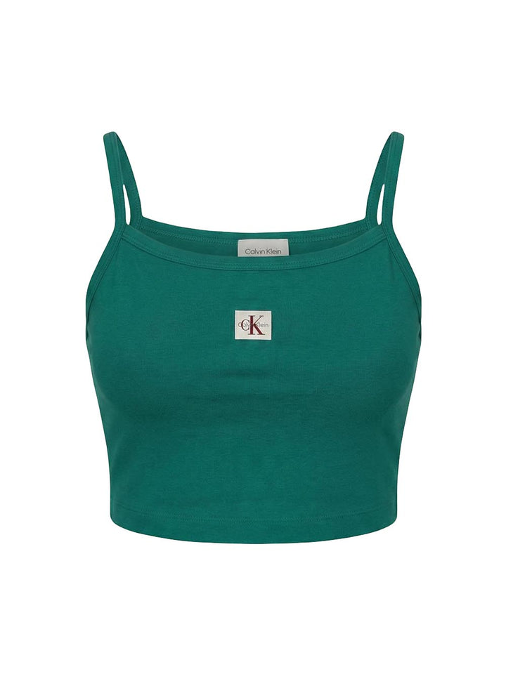 Calvin Klein Jeans Top Donna Lv047f221g Verde