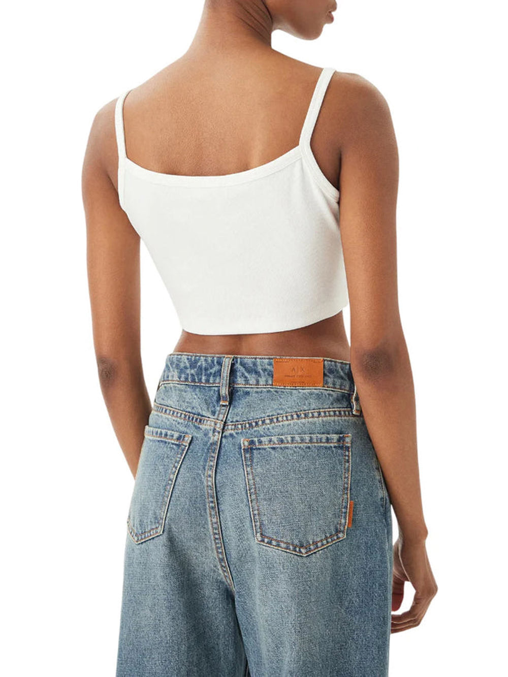 Calvin Klein Jeans Top Donna Lv047f221g Bianco
