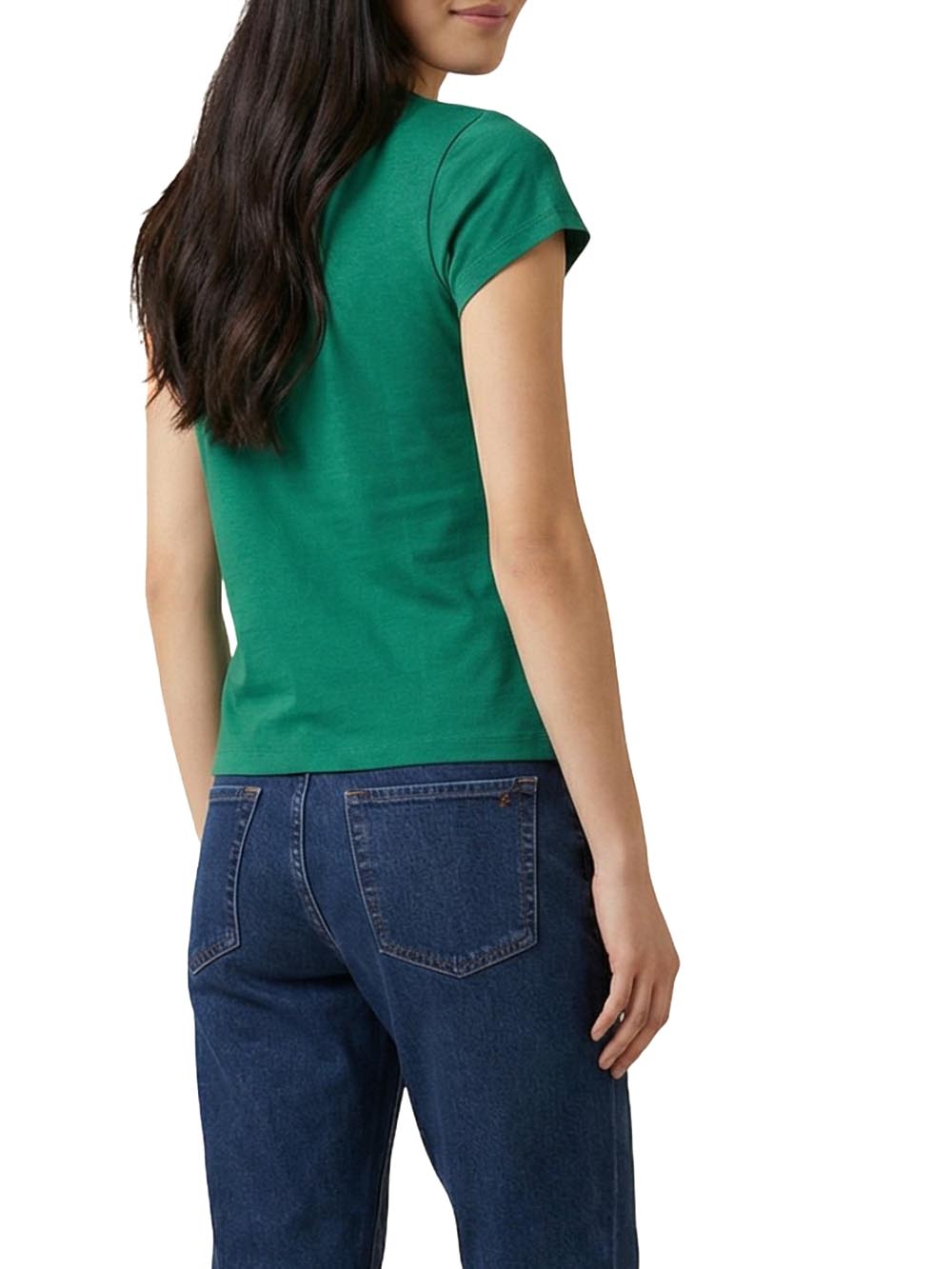Calvin Klein Jeans T-shirt Donna Lv047f842g Verde