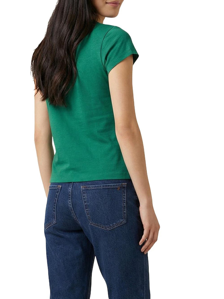Calvin Klein Jeans T-shirt Donna Lv047f842g Verde