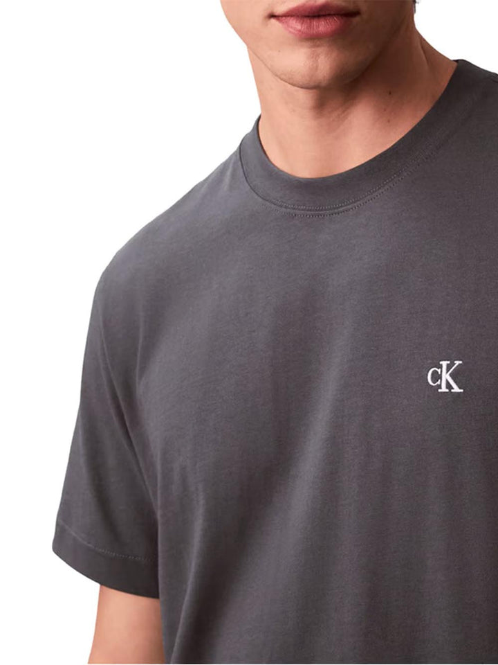 Calvin Klein Jeans T-shirt Uomo Lv04rc275g Grigio