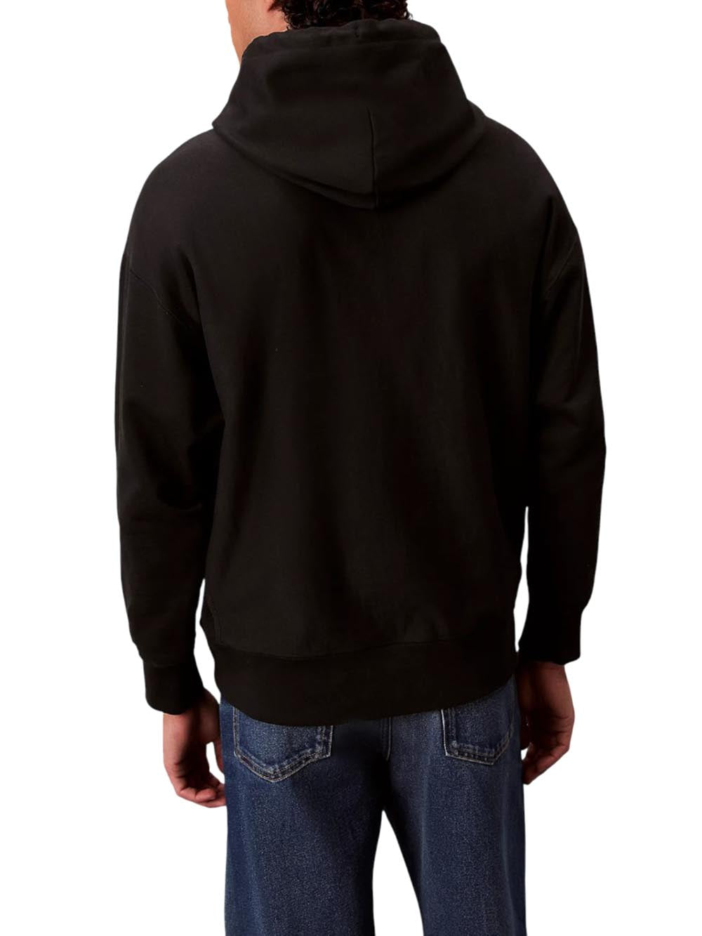 Calvin Klein Jeans Felpa Uomo Lv04rc281g Nero