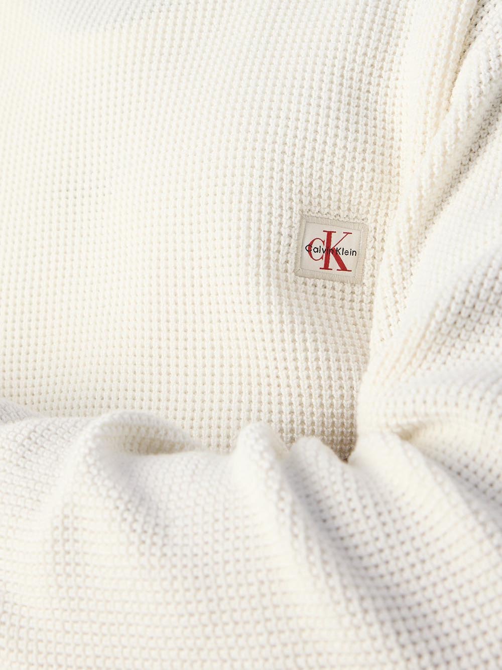 Calvin Klein Jeans Maglia Uomo Lv04rd313g Panna