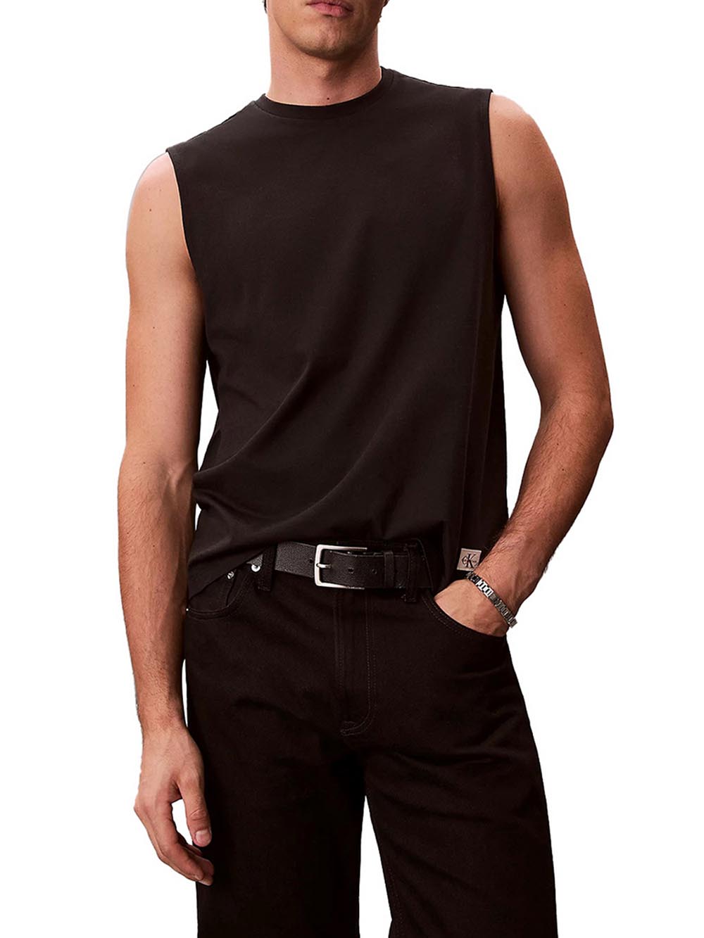Calvin Klein Jeans Canotta Uomo Lv04rf273g Nero