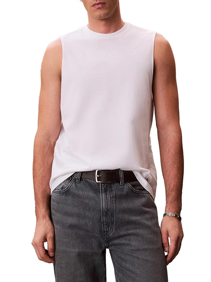Calvin Klein Jeans Canotta Uomo Lv04rf273g Bianco