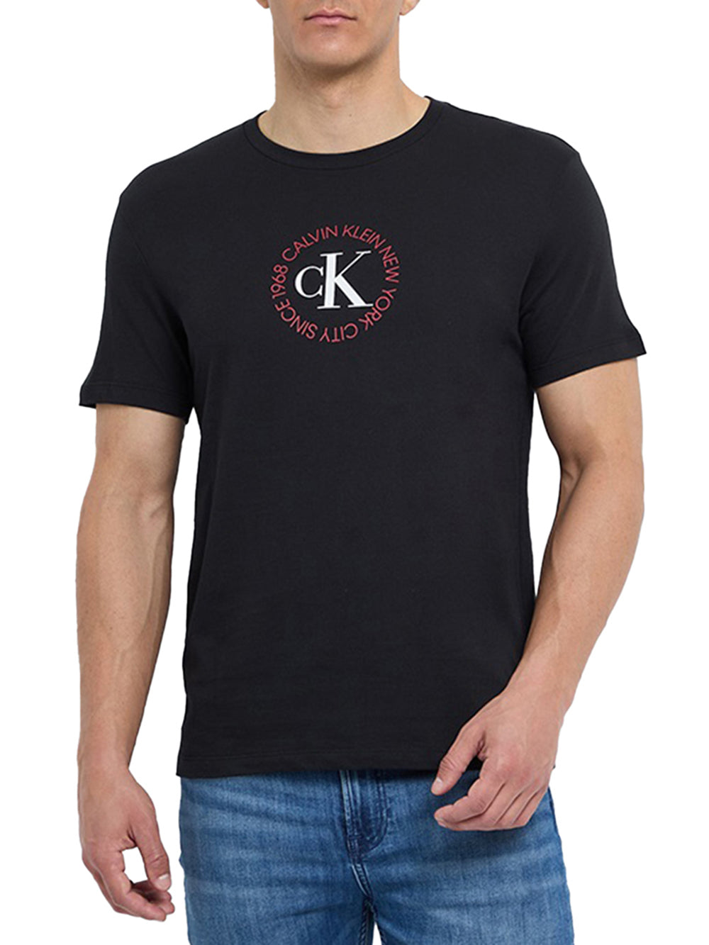 Calvin Klein Jeans T-shirt Uomo Lv14re816g Nero