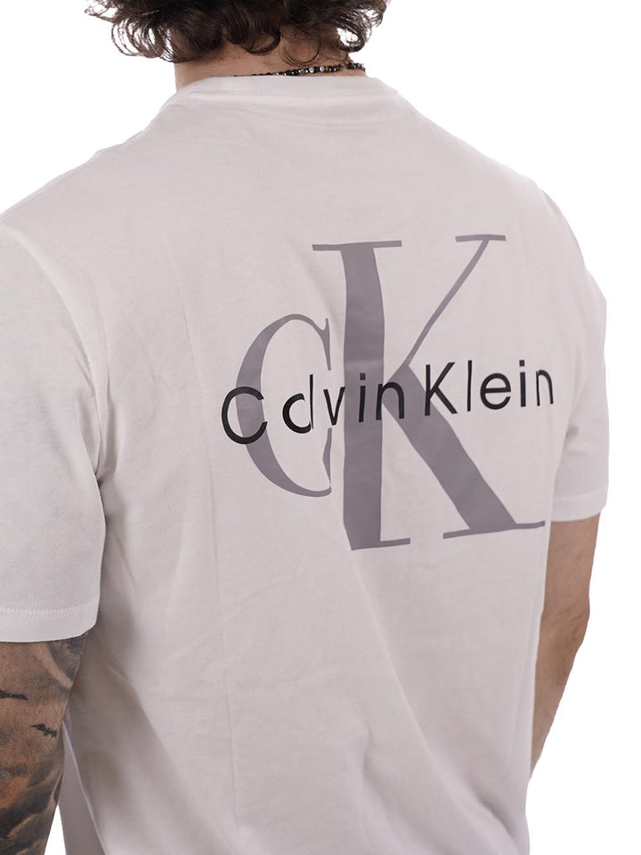 Calvin Klein Jeans T-shirt Uomo Lv14rf852g Bianco