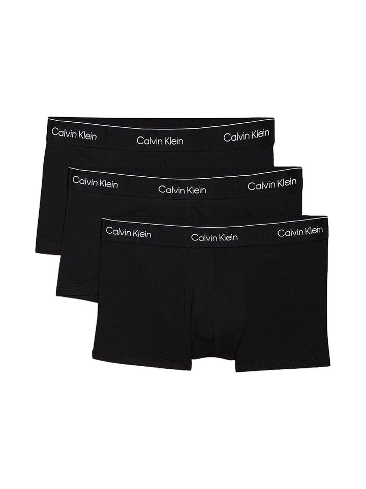 low rise trunk 3pk Calvin Klein Boxer Uomo Lv00nb4389 Nero