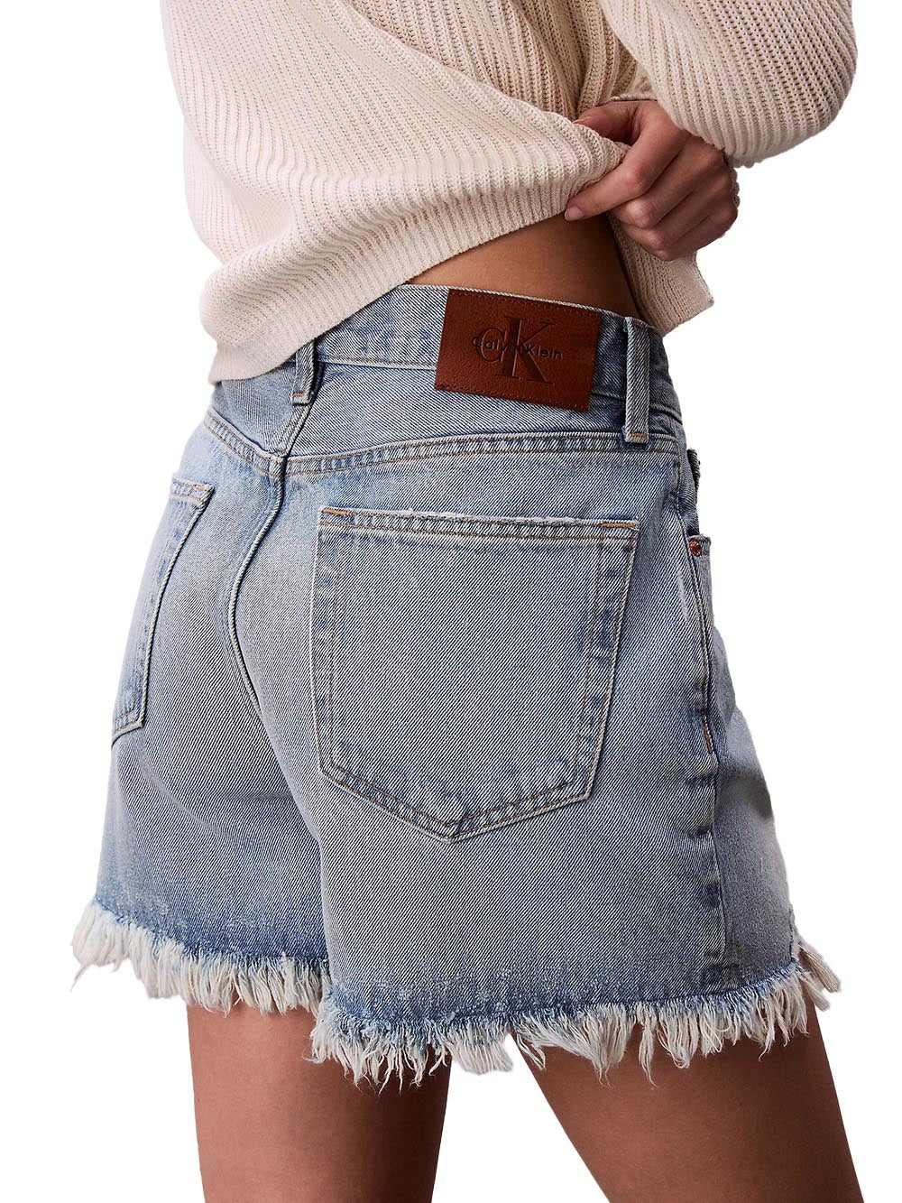 90s short 3 in bardo Calvin Klein Jeans Short Donna Lv047f765g Chiaro