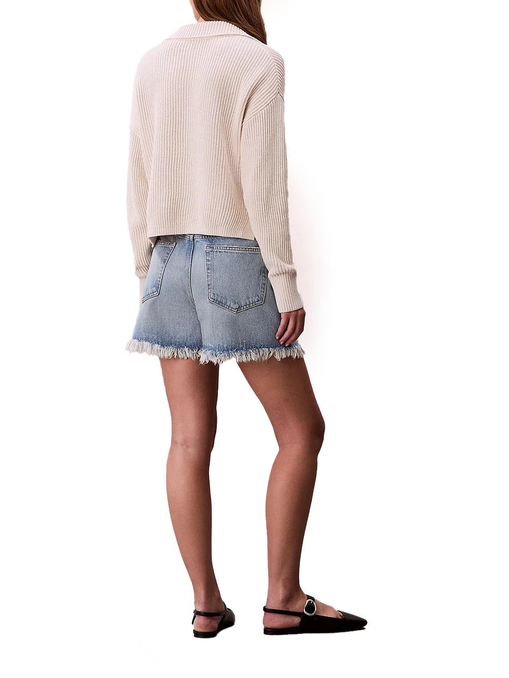 90s short 3 in bardo Calvin Klein Jeans Short Donna Lv047f765g Chiaro