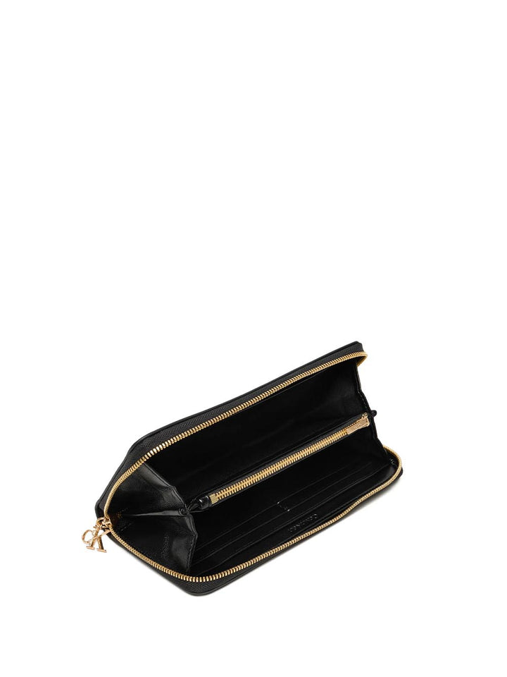 puller large zip around Calvin Klein Portafogli Donna Lv04f1093g Nero