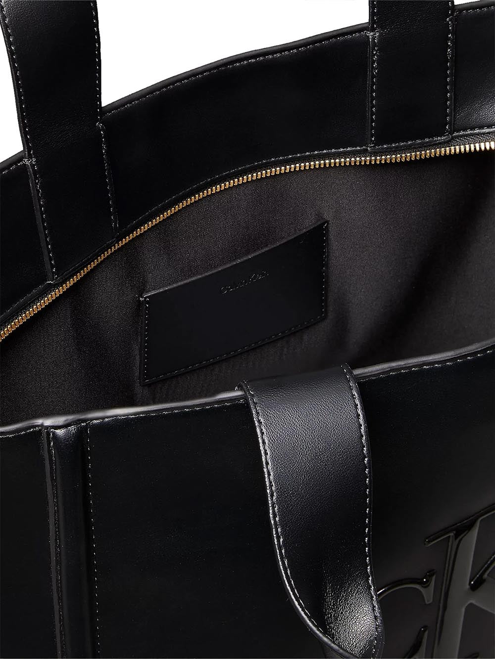 bold ck medium tote Calvin Klein Borsa a Spalla Donna Lv04f3218g Nero
