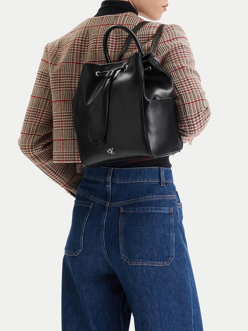 ck drawstring backpack Calvin Klein Zaino Donna Lv04f3329g Nero