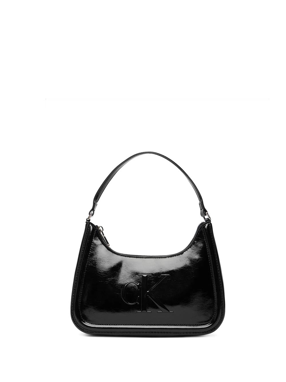 bold ck metallic shoulder bag Calvin Klein Borsa a Spalla Donna Lv04f3332g Nero
