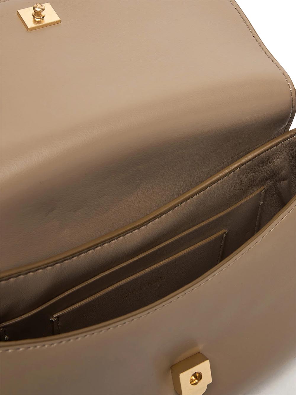 ck brushed flap camera bag Calvin Klein Borsa a Tracolla Donna Lv04f3409g Tortora