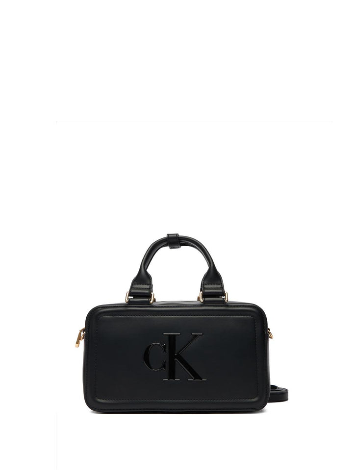 bold ck bauletto crossbody Calvin Klein Borsa Bauletto Donna Lv04f3411g Nero
