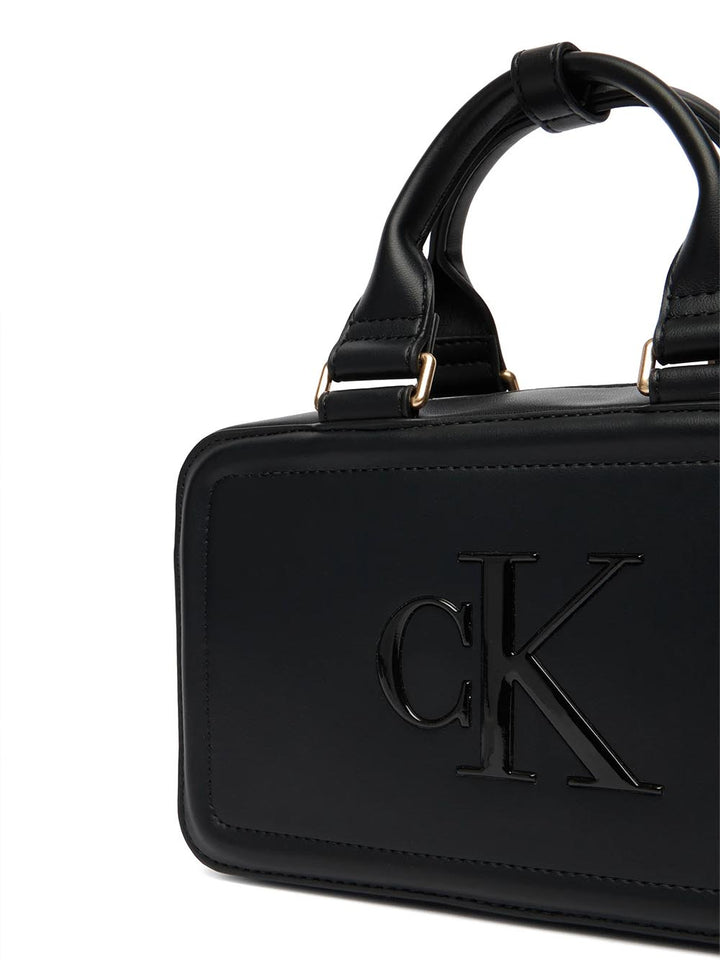 bold ck bauletto crossbody Calvin Klein Borsa Bauletto Donna Lv04f3411g Nero