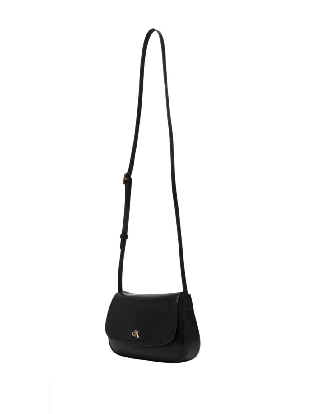ck flap camera bag Calvin Klein Borsa a Tracolla Donna Lv04f3421g Nero