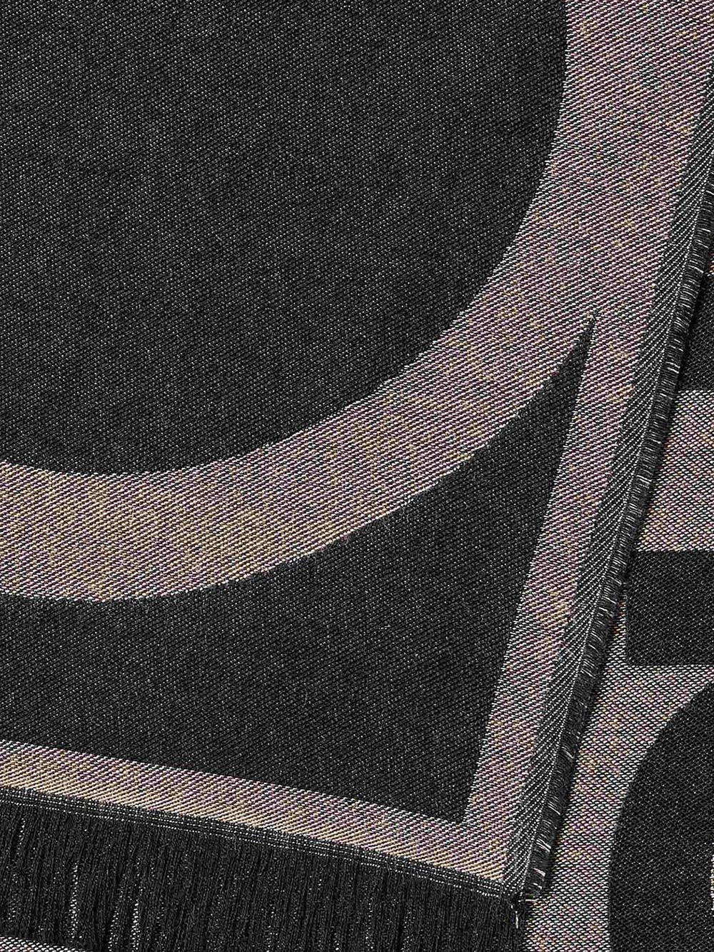 oversized logo lw jacquard sto Calvin Klein Foulard Donna Lv04f8066g Nero