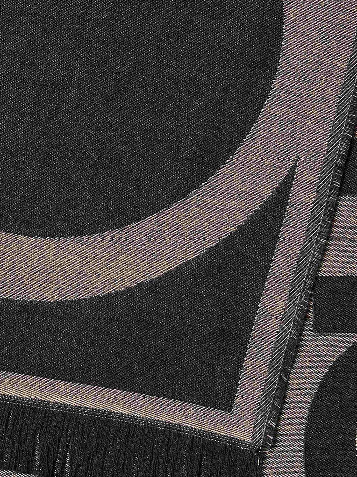 oversized logo lw jacquard sto Calvin Klein Foulard Donna Lv04f8066g Nero