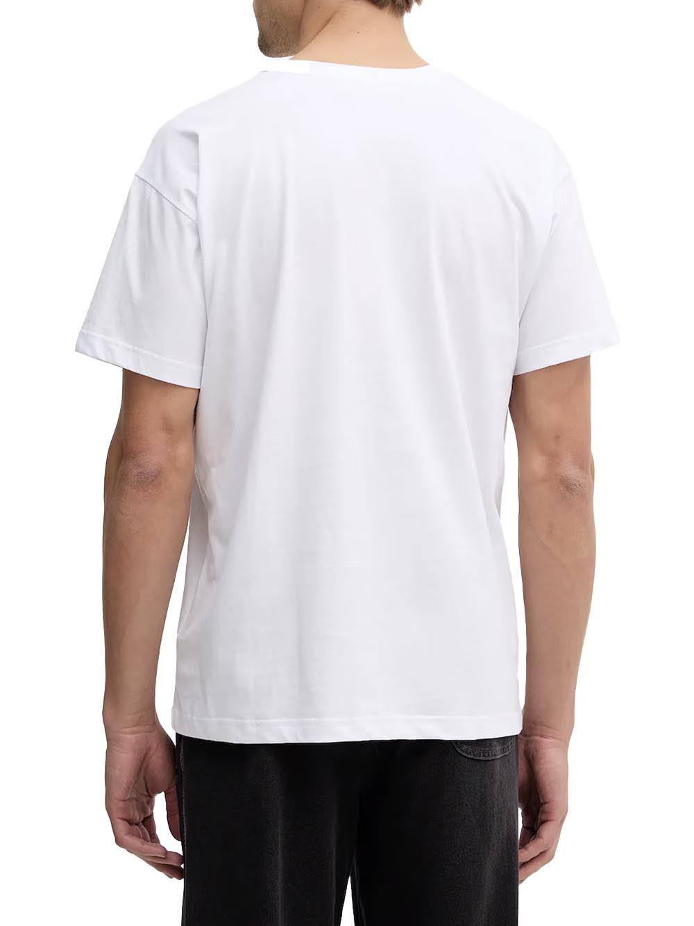 Diesel T-shirt Uomo A20198 0niax Bianco