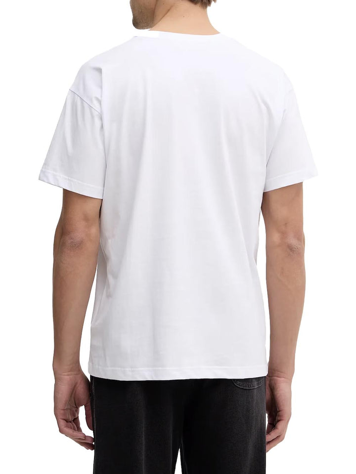 Diesel T-shirt Uomo A20198 0niax Bianco
