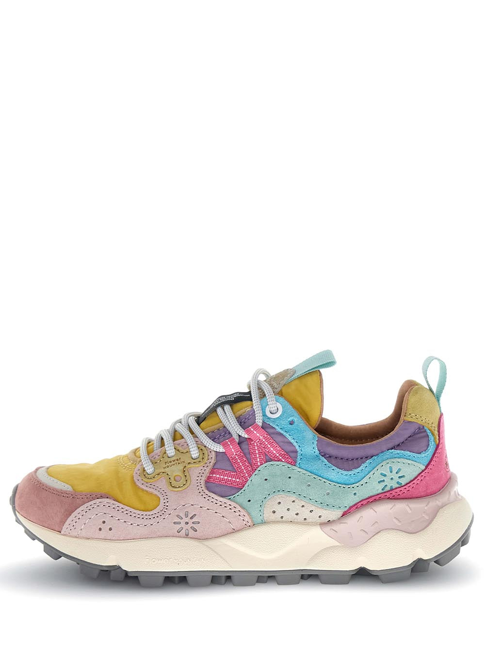 YAMANO 3 WOMAN Flower Mountain Sneaker Donna 2017817.01 Rosa/giallo