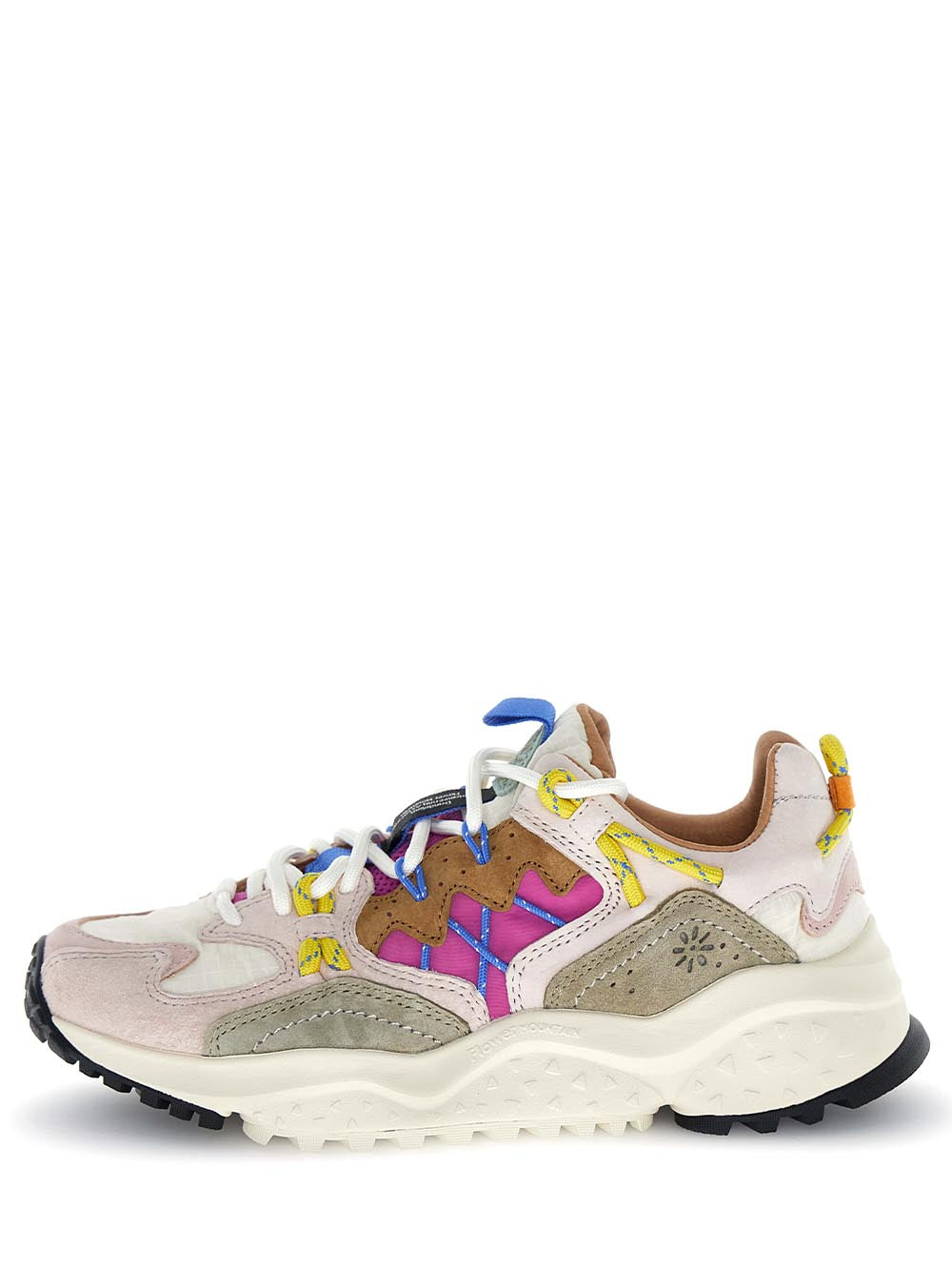 YAMABUSHI WOMAN Flower Mountain Sneaker Donna 2019510.05 Panna/rosa