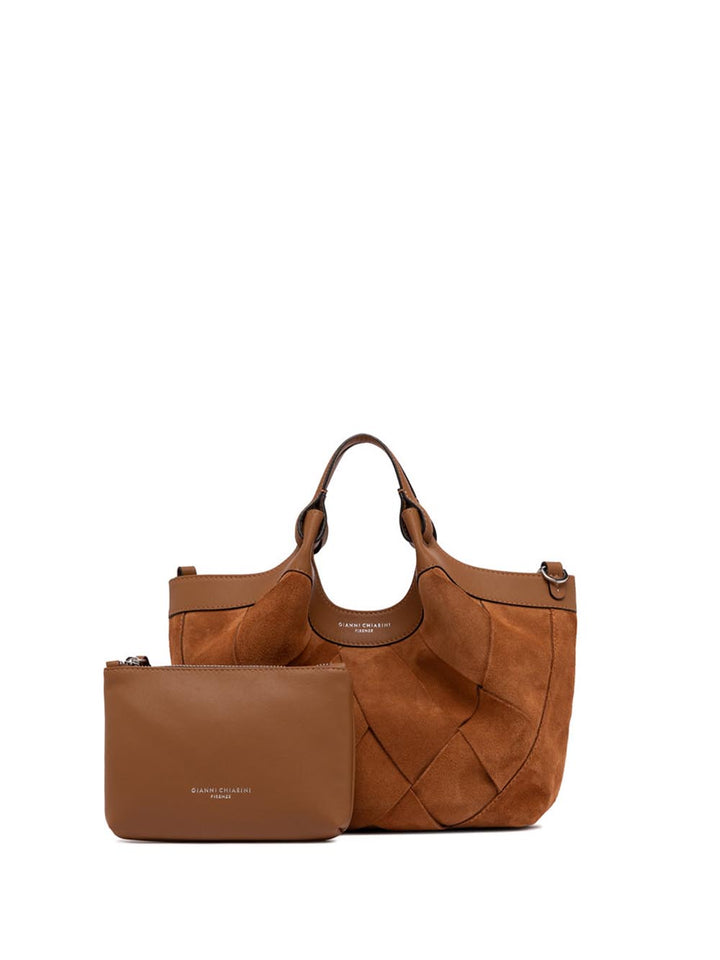 dua Gianni Chiarini Borsa a Mano Donna Bs 12349 InT-cm Caramello