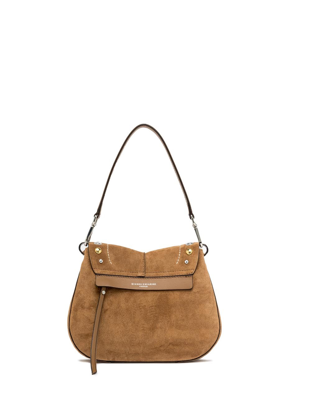 helena round Gianni Chiarini Borsa a Tracolla Donna Bs 12386 Cmbrc Caramello
