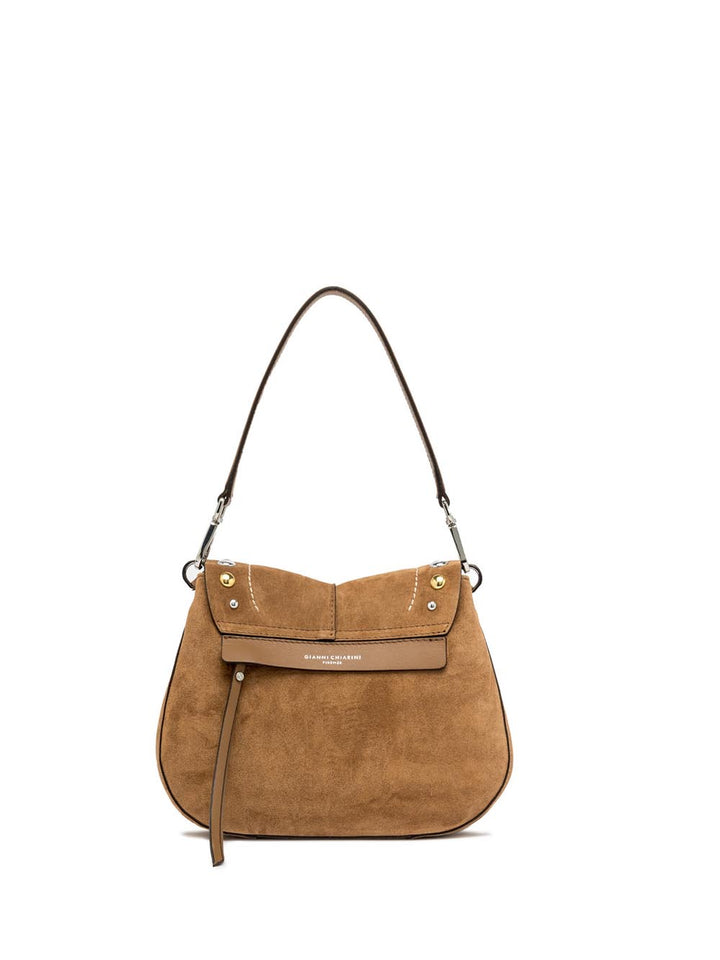 helena round Gianni Chiarini Borsa a Tracolla Donna Bs 12386 Cmbrc Caramello