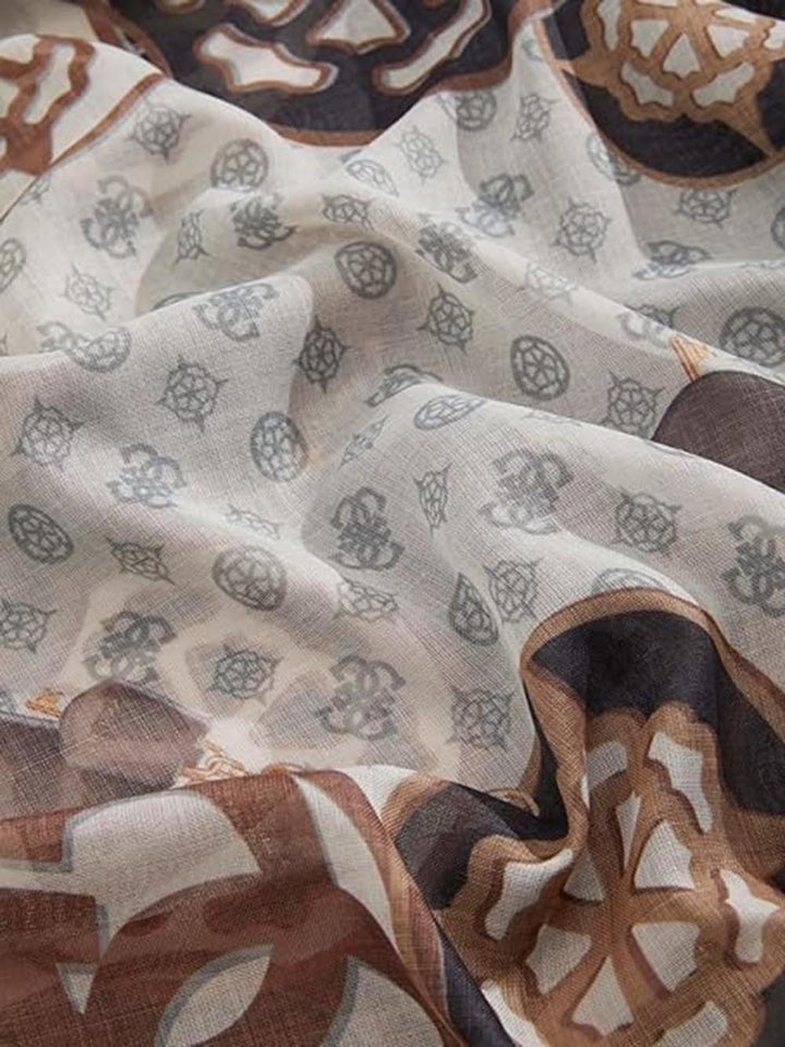 ERENIA SCARF 60X180 Guess Foulard Donna Aw5443 Pol01 Nero